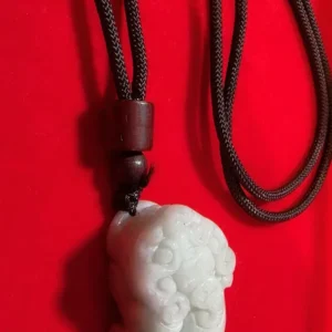 White Jade Pixiu Pendant